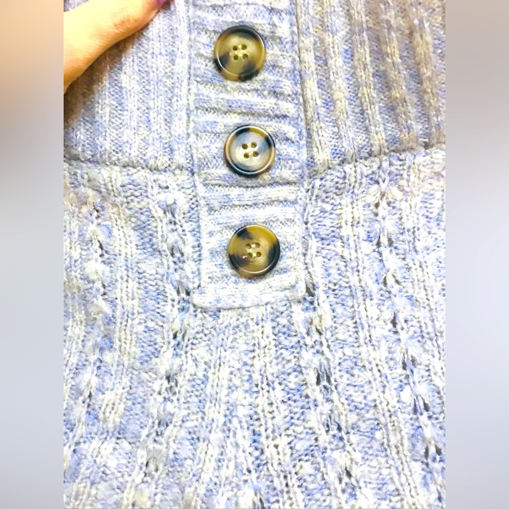 Out From Under Blue Blend Crochet Knit Shorts